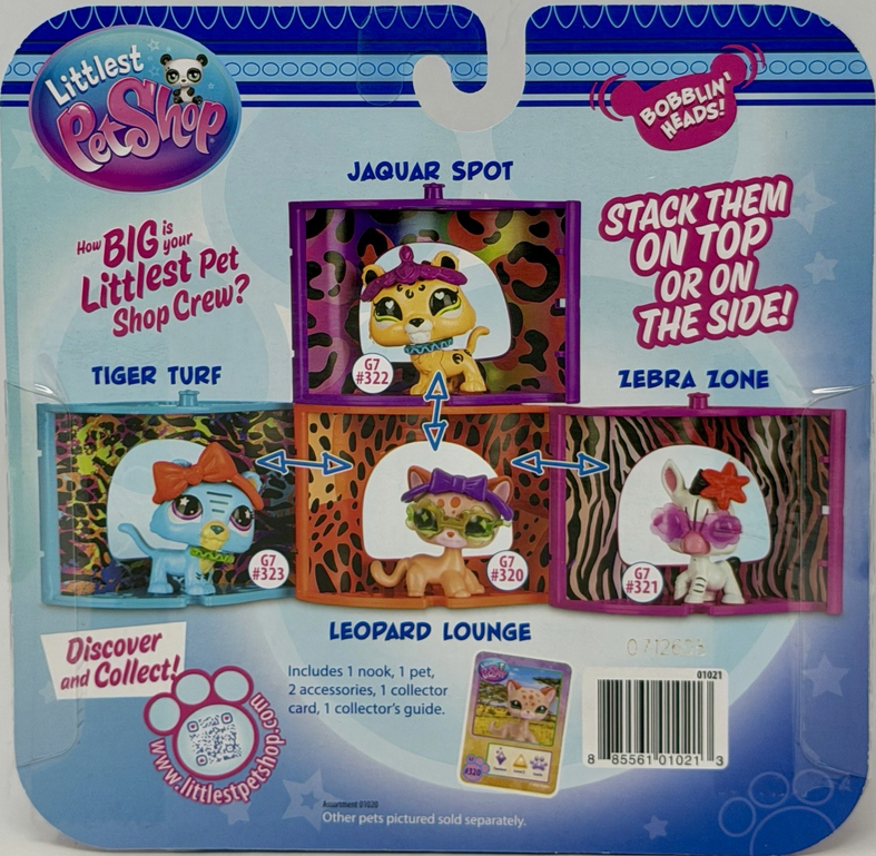 Littlest Pet Shop Pet Nook Animal Print Leopard Lounge G7 #320