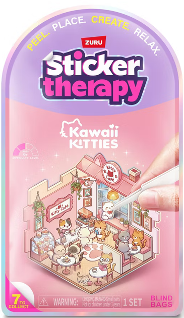 Sticker Therapy 80 Kawaii Kitties Foil Bag Intermediate Series 1