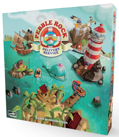 Skybound Entertainment Pebble Rock Delivery Service, Strategy Board Game, Ages 8+, 2-4 Players