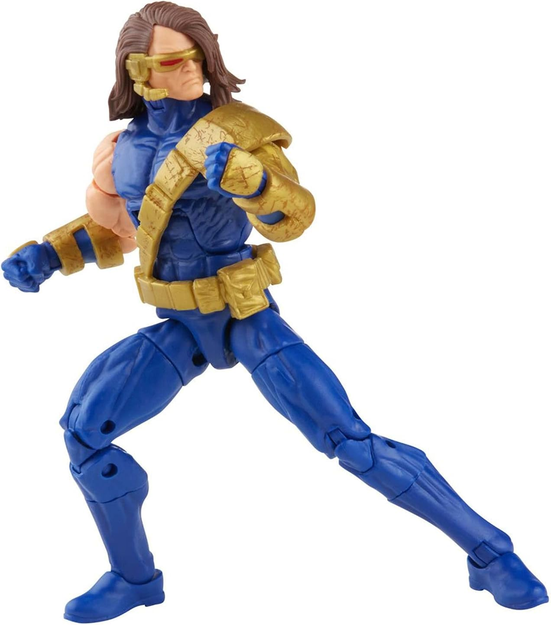 Marvel Cyclops Legends Series 6-inch Scale Action Figure Toy Premium Design, 1 Figure, and 1 Build-A-Figure Part | Marvel Legends X-Men 6 Inch Action Figure BAF Colossus