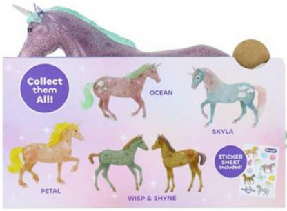 Breyer Paddock Pals Ocean Unicorn w/ Sticker Sheet