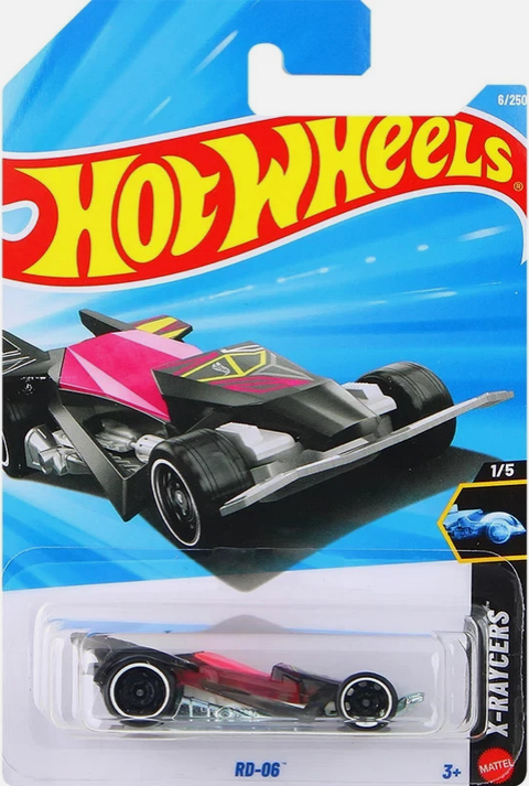 Hot Wheels RD-06 Black & Pink 6/250 X-Raycers 1/5