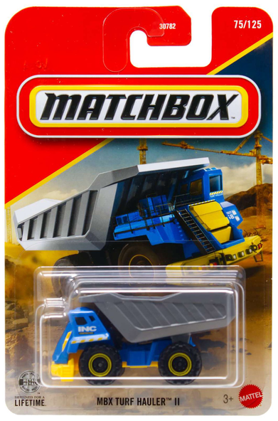 Matchbox MBX Turf Hauler II Diecast Car [Blue] 75/125
