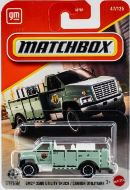 Matchbox GMC 3500 Utility Truck Green 47/125
