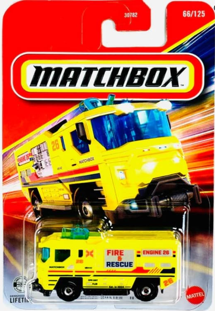 Matchbox Yellow Blaze Buster II Yellow 66/125