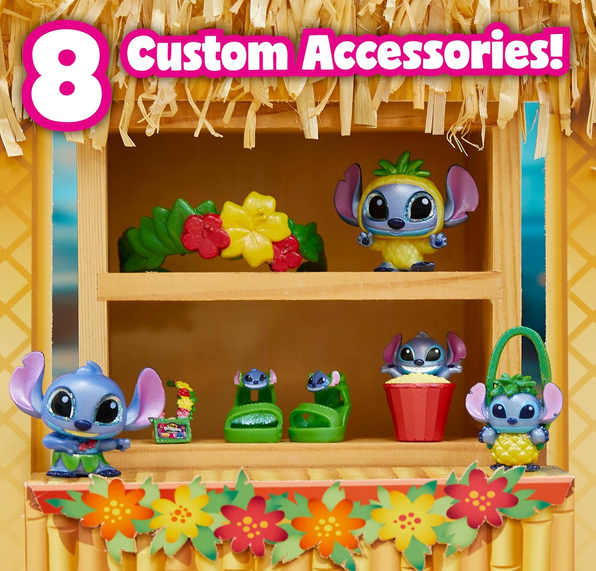 Disney Doorables ADOORBS Deluxe Stitch Superfan Doll, 2 Exclusive Figures | Movie Premiere, Unbox 10 Mini Accessories, Toy Gift For Collectors, Fans, Tweens, Girls & Kids 5 and Up