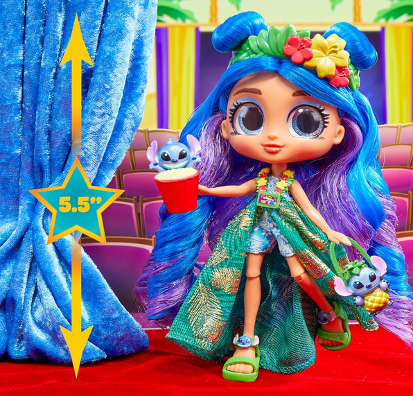 Disney Doorables ADOORBS Deluxe Stitch Superfan Doll, 2 Exclusive Figures | Movie Premiere, Unbox 10 Mini Accessories, Toy Gift For Collectors, Fans, Tweens, Girls & Kids 5 and Up