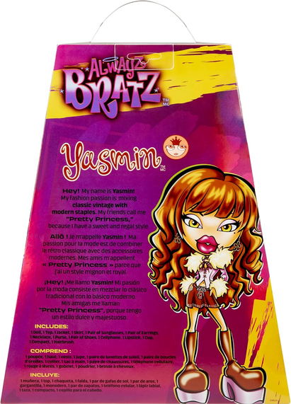 Alwayz Bratz Yasmin Fashion Doll with 10 Accessories and Poster