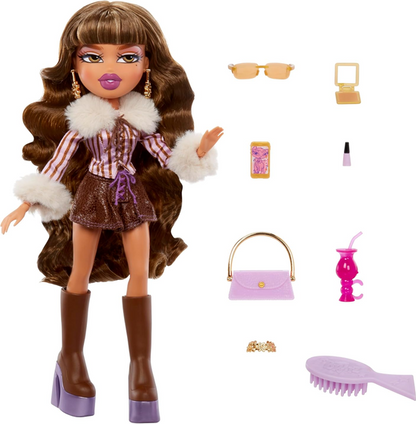 Alwayz Bratz Yasmin Fashion Doll with 10 Accessories and Poster