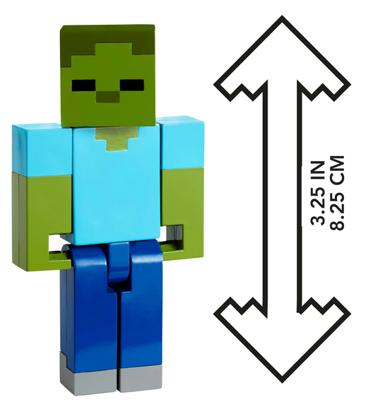 Minecraft Zombie Action Figure for Kids Ages 6 and Up
