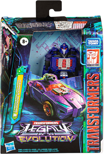 Transformers Toys Legacy Evolution Deluxe Cyberverse Universe Shadow Striker Toy, 5.5-inch, Action Figure for Boys and Girls Ages 8 and Up