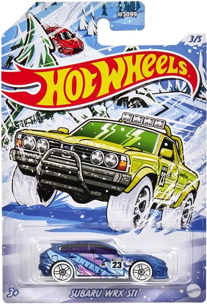 Hot-Wheels Subaru WRX STI 2023 Holiday/Winter Collection 3/5