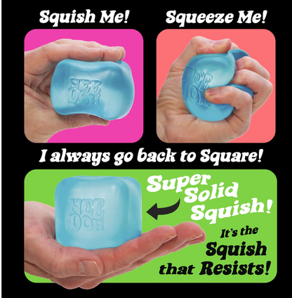 NeeDoh Nice Cube Squish Toy, (PURPLE) for Children Ages 3 and up