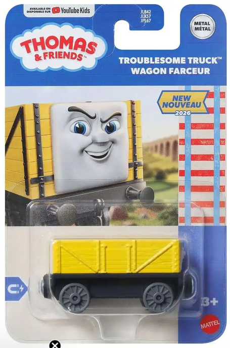 Thomas & Friends TROUBLESOME TRUCK by Fisher Price Die-Cast Push-Around Toy Train Engine
