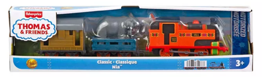 Fisher-Price Thomas & Friends Motorized Classic Nia Engine Toy Train