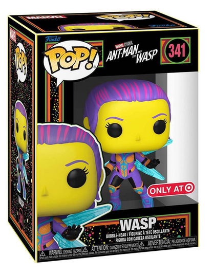 Funko Pop! Marvel Wasp Blacklight Exclusive Bobblehead