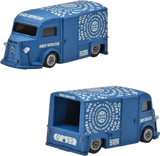 Hot Wheels Premium Collector Set, 4 Die-Cast Vehicles, Speed Waze, Classic Hydroplane, Citroen H Van, Toyota Stout Drift Truck