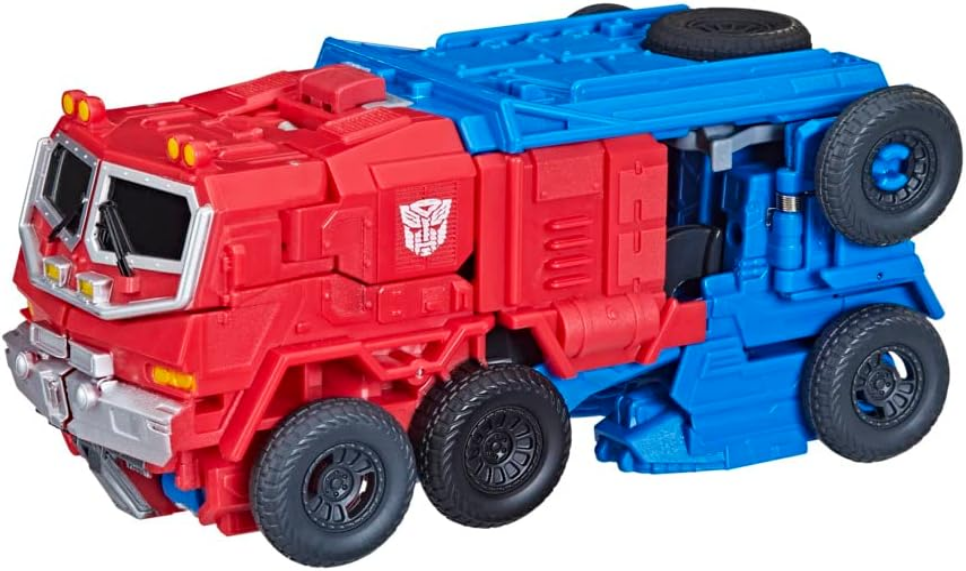 Transformers Toys Rise of the Beasts Movie, Smash Changer Optimus Prime Converting Action Figure for Ages 6 and up, 9-inch