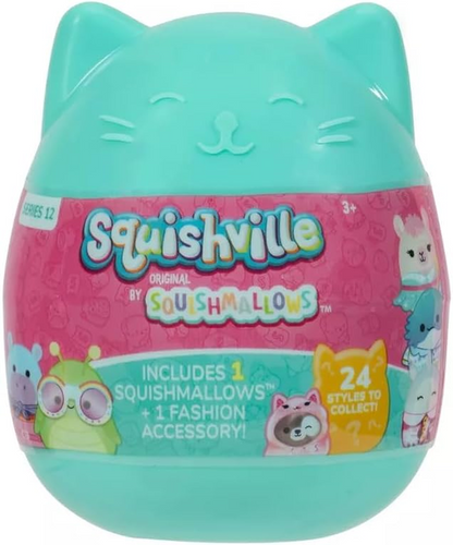 Squishmallows Squishville, Series 12 - Assorted Single - Official Kellytoy - Collectible Mini Stuffed Animal Toy Plush & Accessories, Styles May Vary - Add to Your Squad - Gift for Kids, Girls & Boys