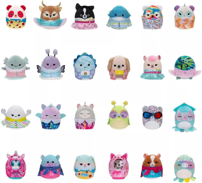Squishmallows Squishville, Series 12 - Assorted Single - Official Kellytoy - Collectible Mini Stuffed Animal Toy Plush & Accessories, Styles May Vary - Add to Your Squad - Gift for Kids, Girls & Boys