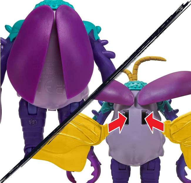 Teenage Mutant Ninja Turtles Mutant Mayhem 4Inch SCUMBUG Action Figure