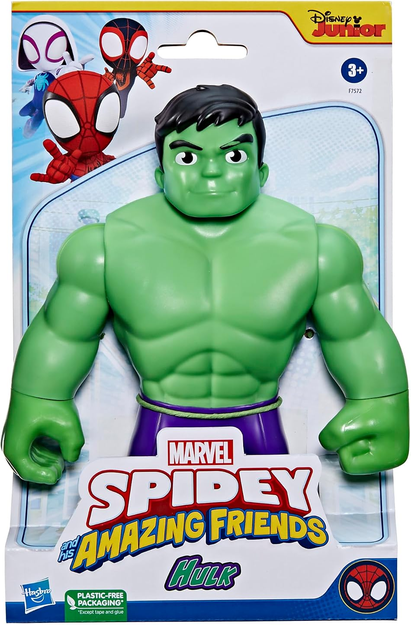 Spidey and HIS Amazing Friends Marvel Supersized Hulk Action Figure, Super Hero Toy