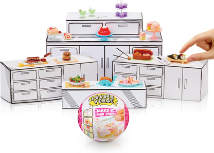Make It Mini Food Diner Series 3 Mini Collectibles - MGA's Miniverse, Blind Packaging, DIY, Resin Play, Replica Food, NOT Edible, Collectors, 8+