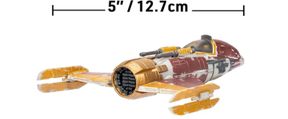 Star Wars Micro Galaxy Squadron Fiend Fighter - 5-Inch Vehicle with 1-Inch Micro Figure Accessory