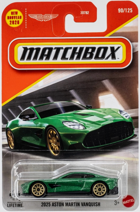 Matchbox 2025 ASTON MARTIN VANQUISH (Green)