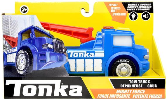 Tonka - Mighty Force Lights & Sounds - Tow Truck (Blue)