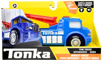 Tonka - Mighty Force Lights & Sounds - Tow Truck (Blue)