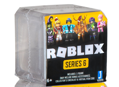Roblox Celebrity Collection Series 6 Mystery Pack, Includes White Cube, 1 Random Figure & Virtual Item Code, Styles May Vary