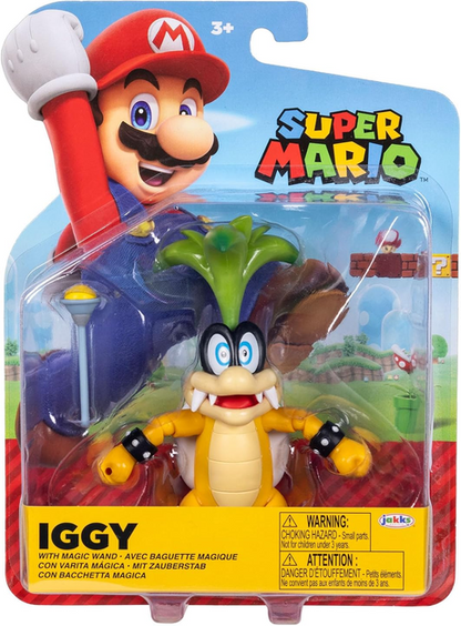 Super Mario 4" Iggy Koopa Action Figure