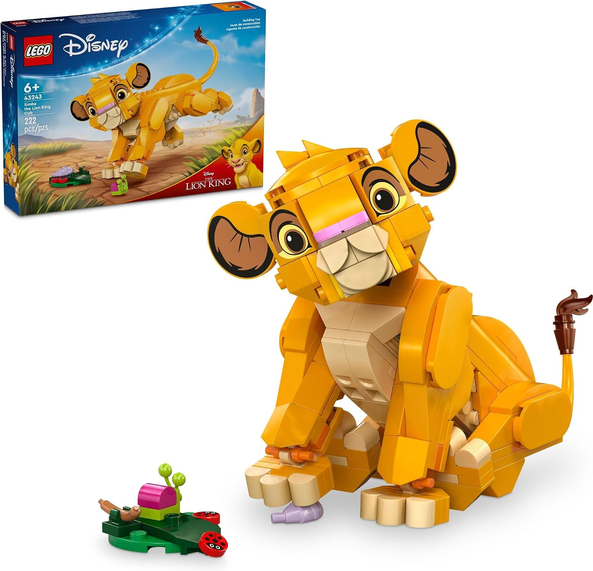 LEGO Disney Simba The Lion King Cub 43243  Collectible Play & Display Set 6+ Years Old