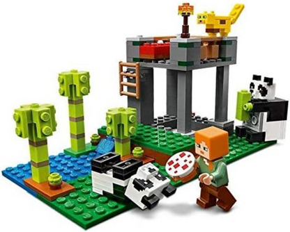 LEGO Minecraft The Panda Nursery 21158 Construction Toy for Kids, Great Gift for Fans of Minecraft and Pandas (204 Pieces)