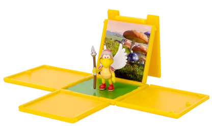 The Super Mario Bros. Movie 1.25 inch Mini Koopa Paratroopa Figure with Question Block