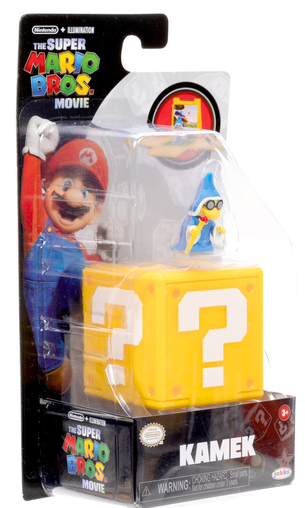 The Super Mario Bros. Movie 1.25 inch Mini Kamek Figure with Question Block
