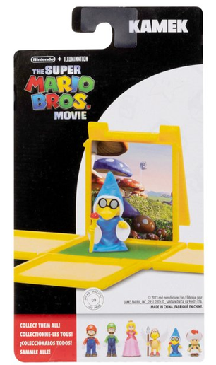 The Super Mario Bros. Movie 1.25 inch Mini Kamek Figure with Question Block