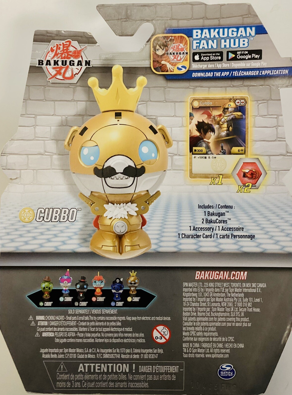 BAKUGAN Geogan Rising CUBBO figure Cosplay KING
