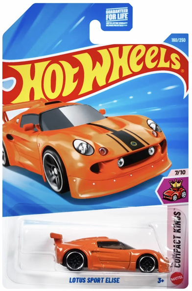 Hot Wheels Lotus Sport Elise Orange 160/250 Compact Kings 7/10