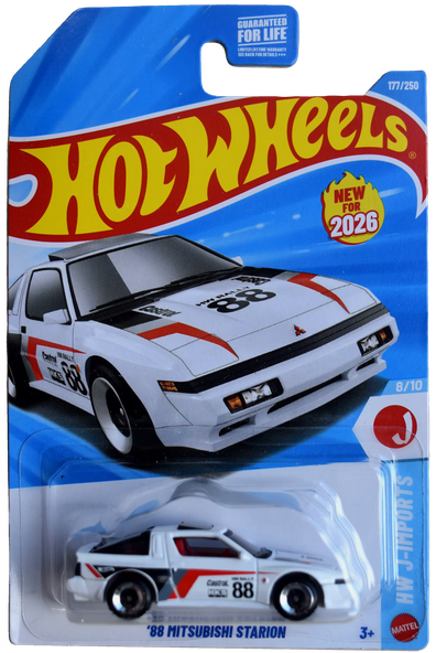 Hot Wheels '88 Mitsubishi Starion HW J-Imports 8/10 [white] 177/250