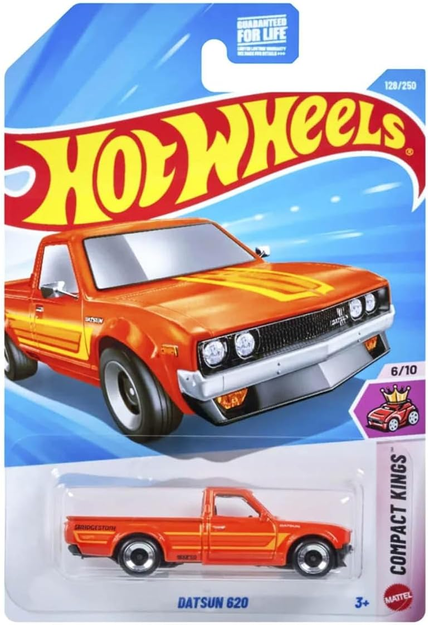 Hot Wheels Datsun 620 Truck Orange 120/250 Compact Kings 6/10