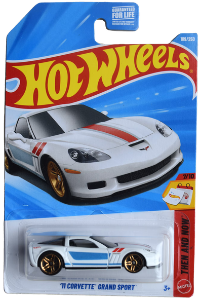 Hot Wheels '11 Corvette Grand Sport [white] 189/250 Then and Now 7/10