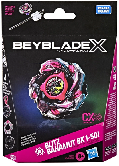HASBRO Beyblade X Starter Blitz Bahamut BK 1-50I G4572 / CX-13
