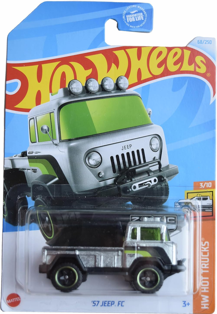 Hot Wheels Zamac '57 Jeep FC [Silver] 68/250, HW Hot Trucks 3/10