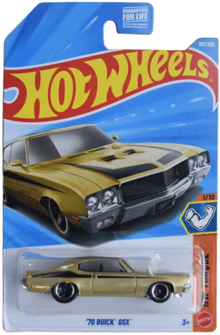 Hot Wheels '70 Buick GSX [gold] 183/250 HW Torque 1/10
