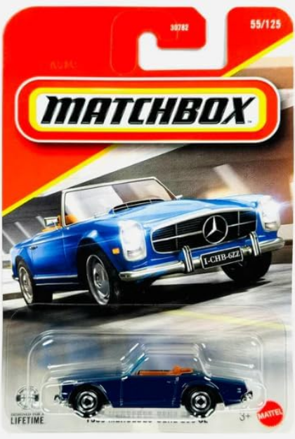 Matchbox 1963 Mercedes Benz 230 SL  55/125 Blue