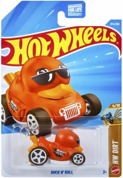 Hot Wheels Duck N' Roll Orange (174/250) HW Dirt 4/10