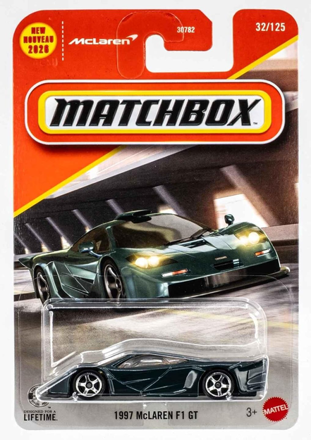 Matchbox 1997 McLaren F1 GT Green 32/125 Exotic Series 32/125
