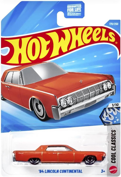 Hot Wheels '64 Lincoln Continental Orange 170/250 Cool Classics 1/10
